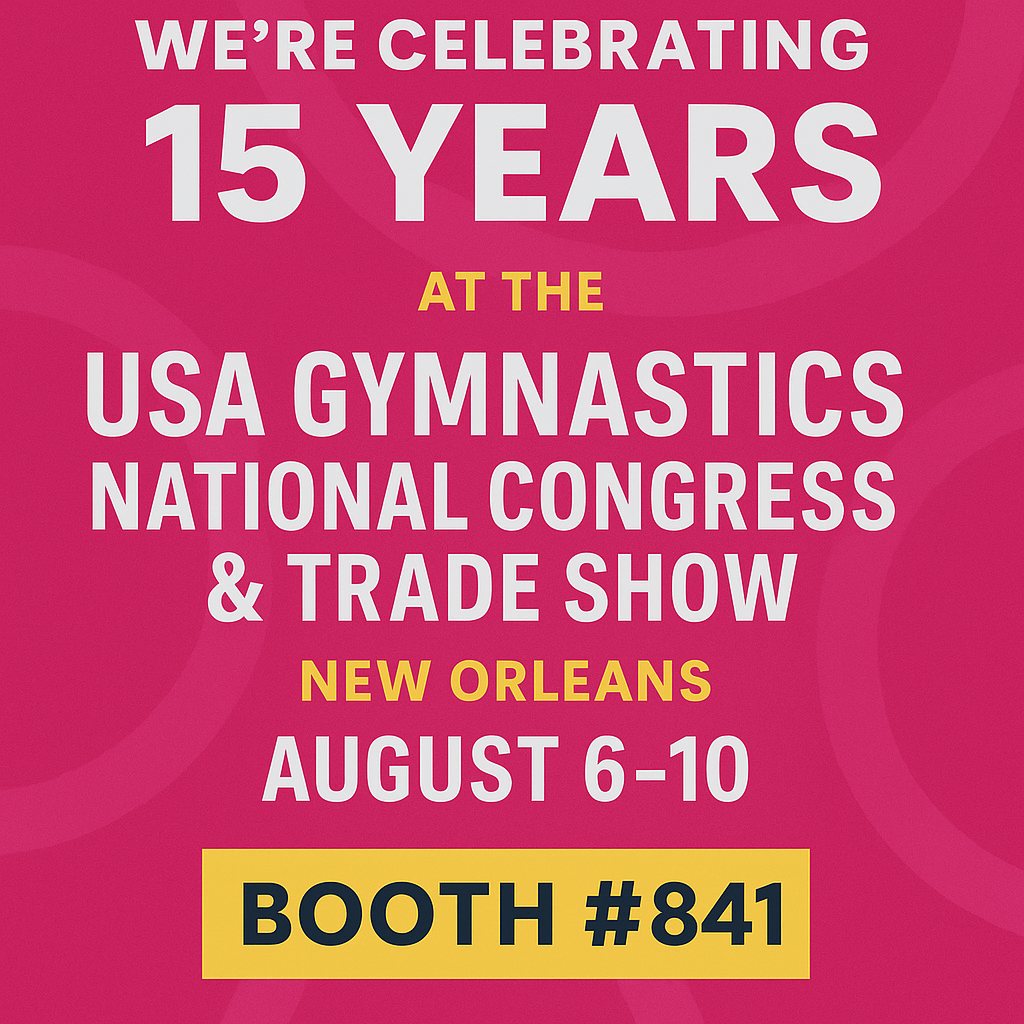 🎉 Celebrating 15 Years of Jumptwist Music at the 2025 USA Gymnastics National Congress & Trade Show!