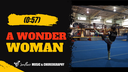 A Wonder Woman  Floor Routine [0:57]