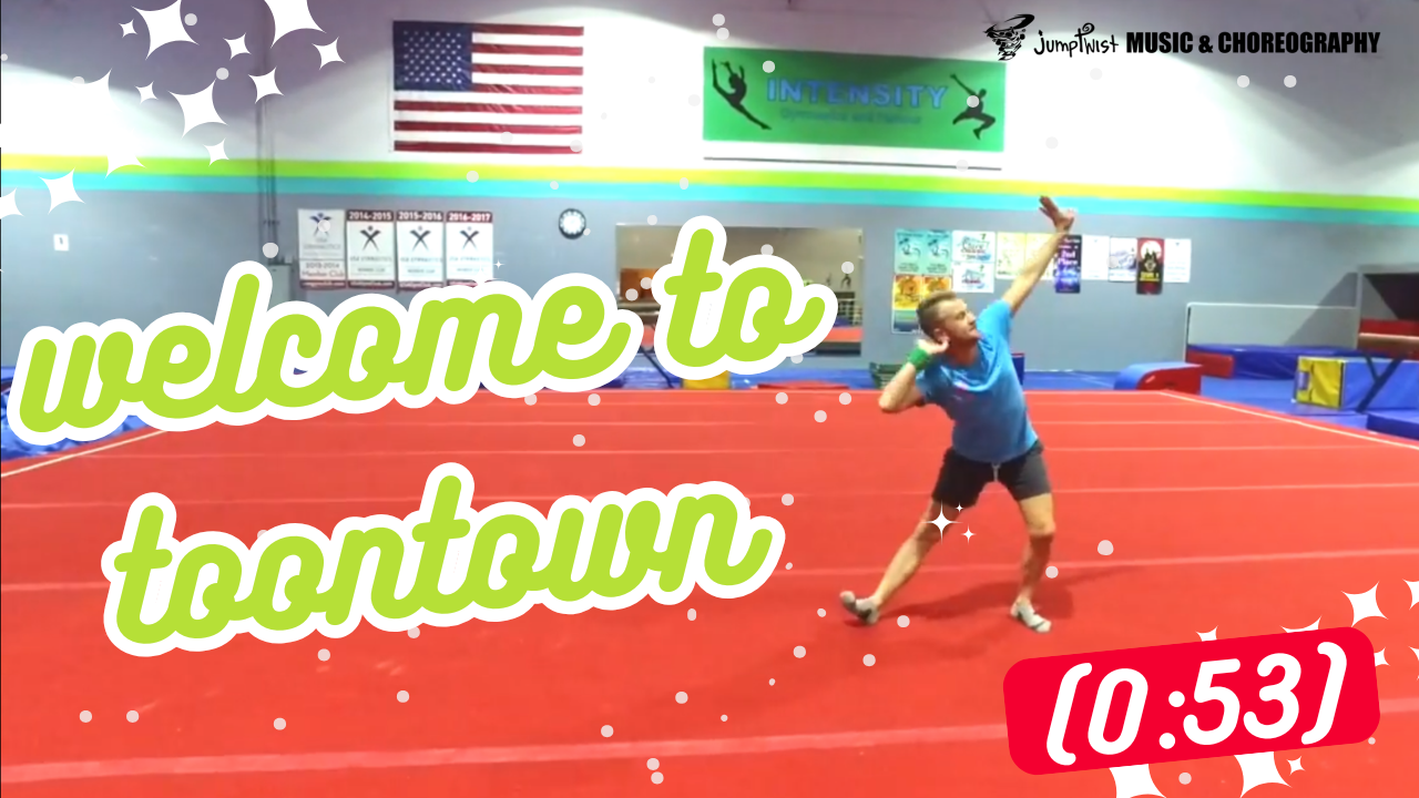 Welcome To Toon Town Floor Routine [0:53]